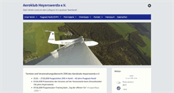 Desktop Screenshot of flugplatz-nardt.de